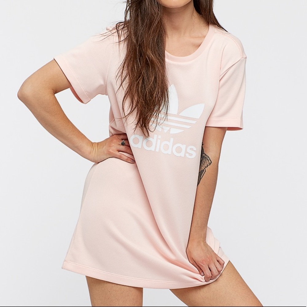 Adidas Pink Logo Dress